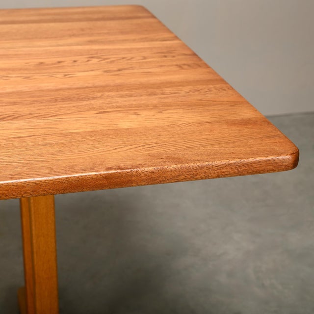 Wood Vintage Shaker Oak Dining Table by Børge Mogensen for Karl Andersson & Söner, 1960s For Sale - Image 7 of 18