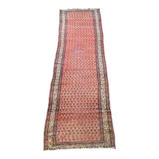 1920s Saraband Long Runner Rug With Allover Boteh Design For Sale