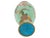 Late 19th Century Japanese Cloisonne Enamel Vase Meiji Period Green Ground Bird Floral For Sale - Image 5 of 7