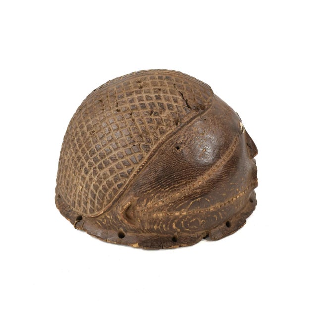 African Early 20th Century Tabwa Helmet Mask For Sale - Image 3 of 6