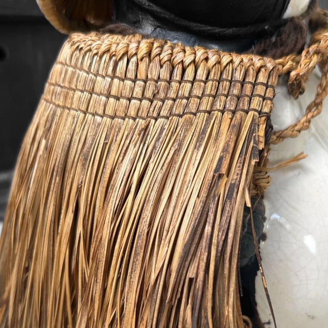 Brown Vintage Tanuki with Straw Accessories, Japan, 1960s For Sale - Image 8 of 14