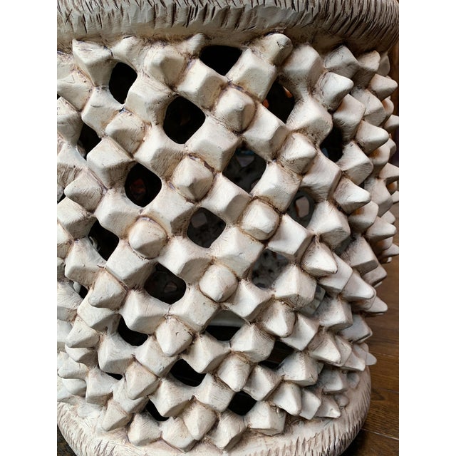Ceramic Spider's Nest Side Table by Tucker Robbins For Sale In New York - Image 6 of 15