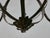 French Wrought Iron Globe Chandelier with Six Scrolling Arms, Circa 1900 For Sale - Image 11 of 11