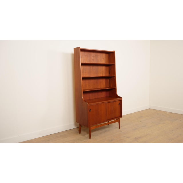 Vintage Highboard Shelf in Teak attributed to Johannes Sorth, 1965 For Sale - Image 13 of 13