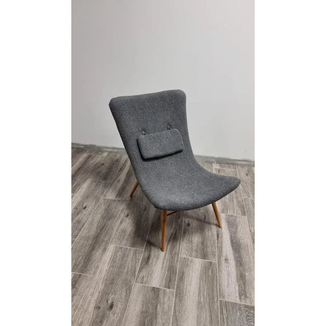 Armchair by Miroslav Navratil, in Restored conditions. Designed 1960 to 1969