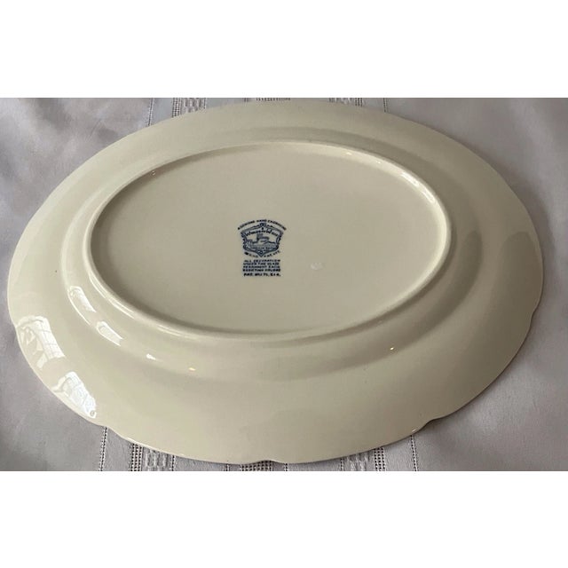 Add timeless charm to your table with this **Vintage MCM Johnson Brothers Windsor Ware Oval Platter**. Featuring classic...