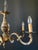 Metal Vintage Brass Chandelier, 1960s For Sale - Image 7 of 14