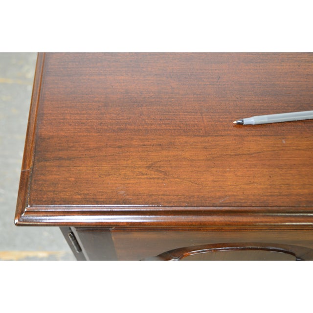 Ethan Allen Court Collection Solid Cherry Console Stereo