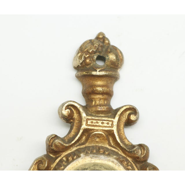 Pair of Highly Ornate Cherubic Figural 9.375 In. Back Plates For Sale - Image 4 of 10