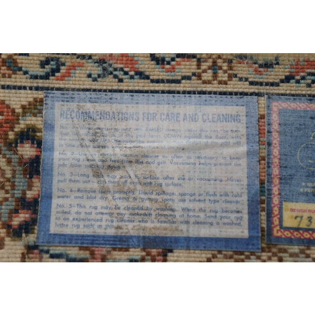 Karastan 100% Wool Floral Palmette Animal 738 Area Rug Runner Mat 2.5' X 20' For Sale - Image 15 of 15