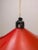 Mid-Century Modern Pair of Mid Century Lamps / Red Hanging Lamps For Sale - Image 3 of 6