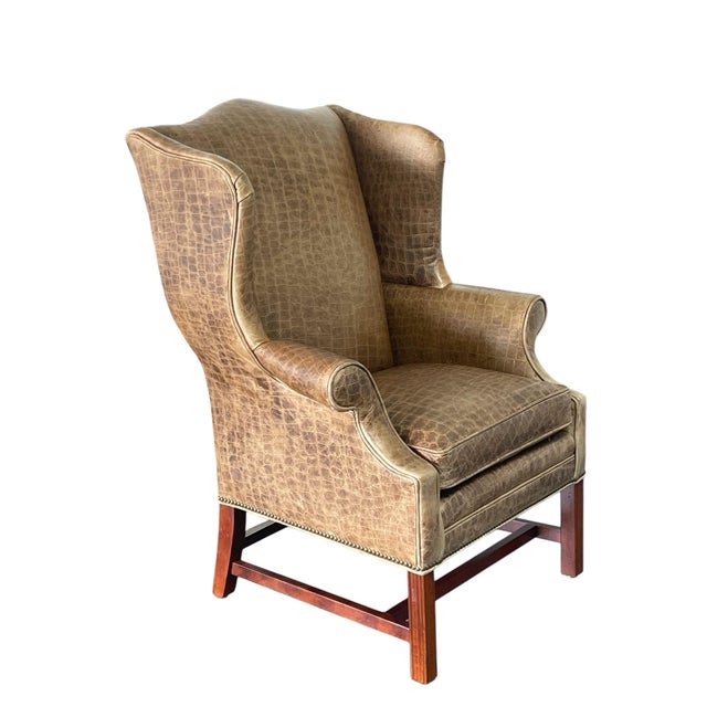 Century Furniture Vintage Wingback Chair by Century Furniture (Lt Designs) For Sale - Image 4 of 12