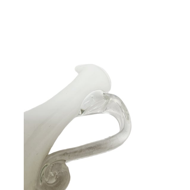 White Vintage Polish Vase from HSG Tarnowiec, 1970s For Sale - Image 8 of 10