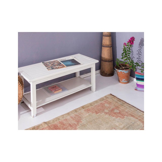 1960s Vintage Faded Turkish Kars Wool Rug - 4`10" X 11`5" For Sale - Image 5 of 6