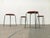 Four Fritz Hansen Dot stools, designed by Arne Jacobsen in the early 1950s. These are original vintage Dot stools. An...