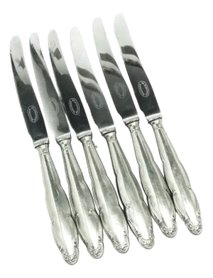 Art Deco Knives from Bros Henneberg, Poland, 1930s, Set of 6