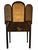 Brown Antique Early 20th Century Mahogany Wood Vanity With Tri Folding Arched Mirrors For Sale - Image 8 of 12