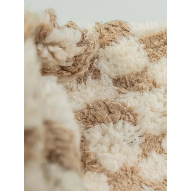 Checked Berber Rug, 2010s For Sale - Image 6 of 11