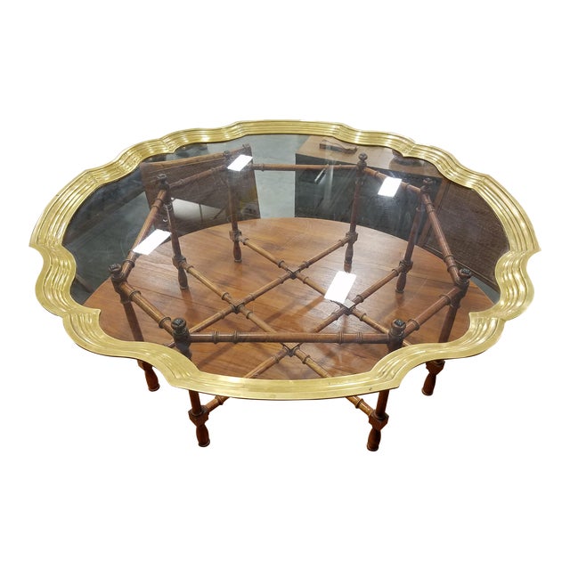 Baker Furniture Pie Crust Coffee Table Chairish