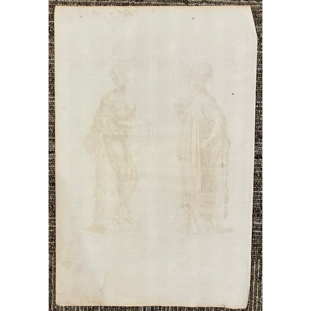 Classical Roman 1671 Roman Sculpture Engraving For Sale - Image 3 of 3