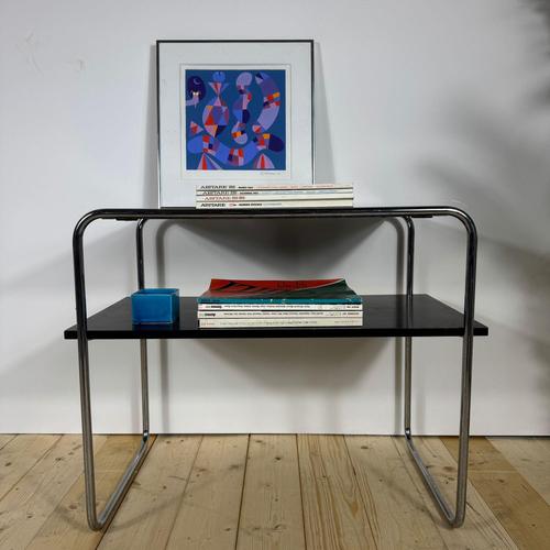 Bauhaus Double-Tier Coffee Table by Marcel Breuer for Thonet For Sale - Image 12 of 12