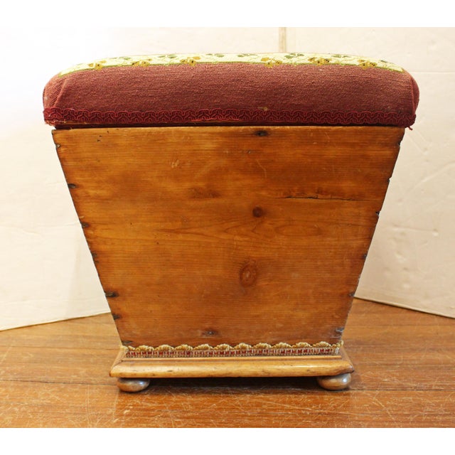 William IV Circa 1835 English William IV Lift-Top Ottoman For Sale - Image 3 of 8