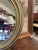 Wood Vintage Oval Shaped Wall Mirror For Sale - Image 7 of 8