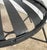 Antique Francois Carre Black Sunburst Garden Chair For Sale - Image 11 of 11