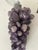 Vintage Pair of 2 LBS Amethyst Grapes Clusters For Sale - Image 4 of 4