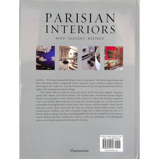 Traditional "Parisian Interiors: Bold, Elegant, Refined" 2011 Stoeltie, Barbara & Rene For Sale - Image 3 of 9