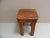 Wood Industrial Side Table, 1950s For Sale - Image 7 of 8
