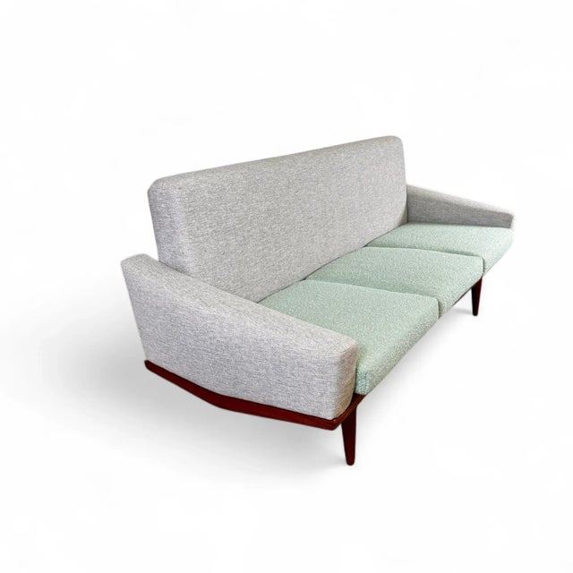Mid-Century Modern Vintage Mid Century Modern Hw Klein Teak Sofa for Bramin-Møbler For Sale - Image 3 of 11