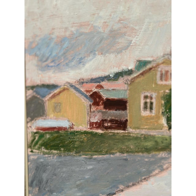 John Hedman, City View, 1982, Oil Painting on Panel, Framed For Sale - Image 8 of 18
