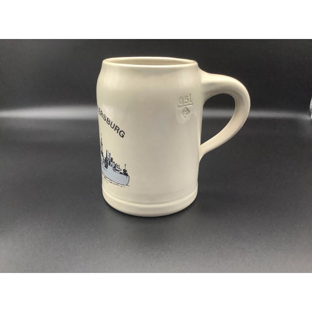 A cool vintage German .5L beer stein from Frankenthal Pfalz. The beer stein looks to be in almost perfect condition, with...
