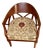 Pearson Wood Open Back Armchair For Sale