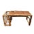 Burnt Tortoise Wood Bamboo Breakfast Bed Tray With Magazine Rack and Cup Holder For Sale - Image 10 of 11