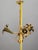 Gilt Metal Three-Light Chandelier by Hans Kögl, 1970s For Sale - Image 16 of 18