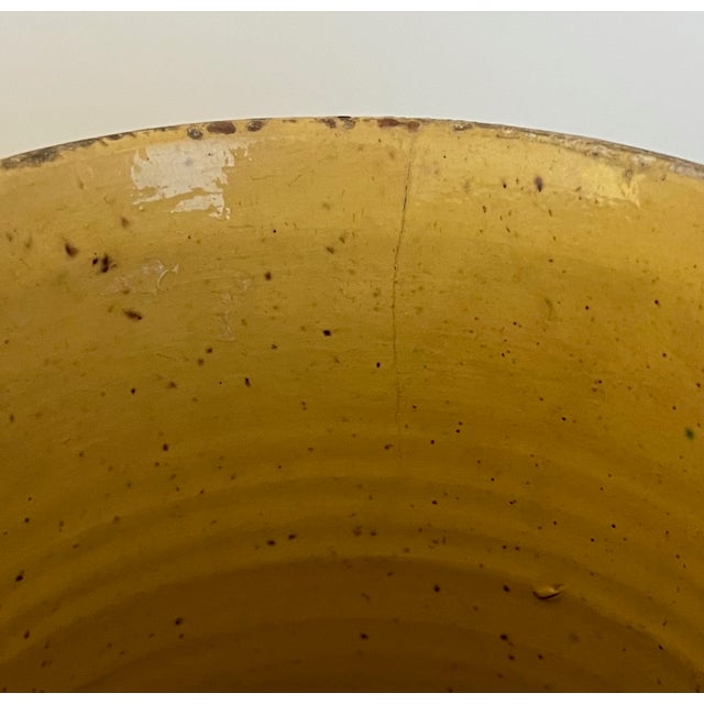 Large 19th Century French Provincial Jaspe Pitcher, Hand-Painted For Sale - Image 9 of 11