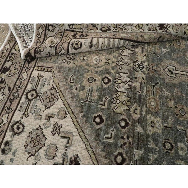 Ivory Galerie Shabab Collection Mid-20th Century Persian Malayer Accent Rug For Sale - Image 8 of 8