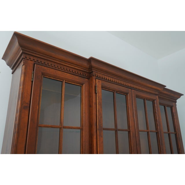 Brown Lexington Bob Timberlake Cherry Four-Door Bookcase Breakfront For Sale - Image 8 of 18