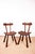 Brown Brutalist Elm Chairs in the style of Jean Touret, 1950s, Set of 2 For Sale - Image 8 of 13