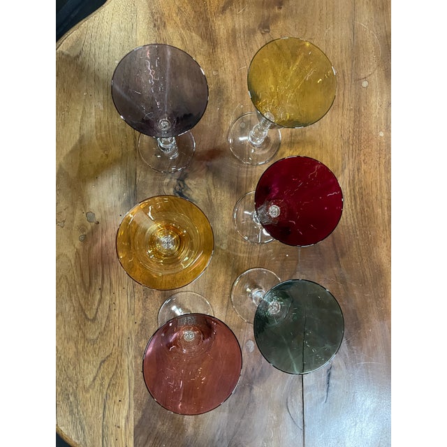 Vintage Hungarian Crystal Glasses, 1958, Set of 6 For Sale - Image 4 of 12