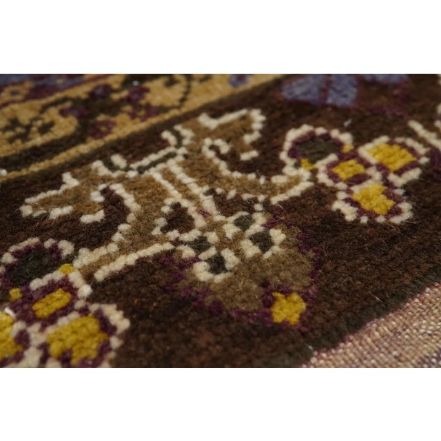 Vintage Turkish Rug 1'8'' x 3'9'' For Sale In New York - Image 6 of 12