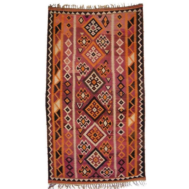 Antique Caucasian Kilim Rug, 1920s For Sale - Image 18 of 18