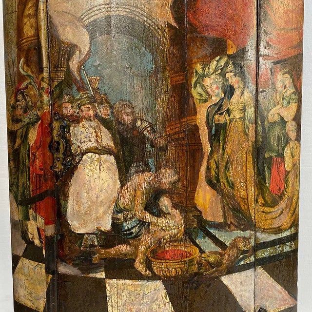 18th Century English Georgian Painted Pine Bowfront Hanging Corner Cabinet For Sale In Denver - Image 6 of 18