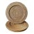 Rattan Honey Blond Woven Chargers/Placemats-Set 4 For Sale
