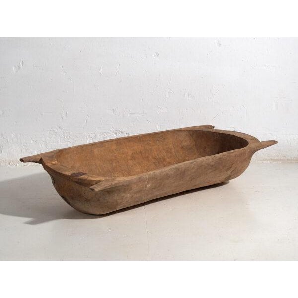 Antique Wabi-Sabi Wooden Bowl For Sale - Image 10 of 11