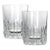 Baccarat Rotary Old Fashioned Glasses, Pair For Sale