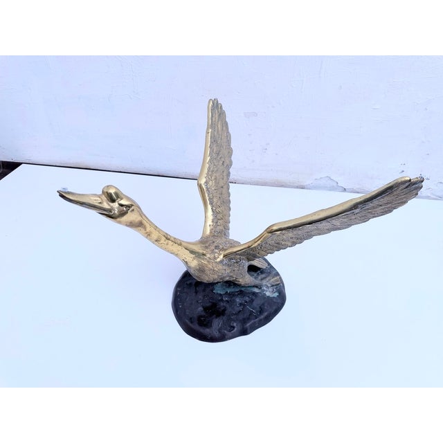 Hollywood Regency Swan Metal Coffee Table, 1960s For Sale - Image 9 of 16