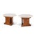 Mid-Century Modern Harvey Probber Mid Century Walnut and Terrazzo Top Hexagon Side Tables - Pair For Sale - Image 3 of 11